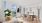 two bedroom apartment living room and kitchen with decor