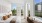 Large windows offering city skyline views